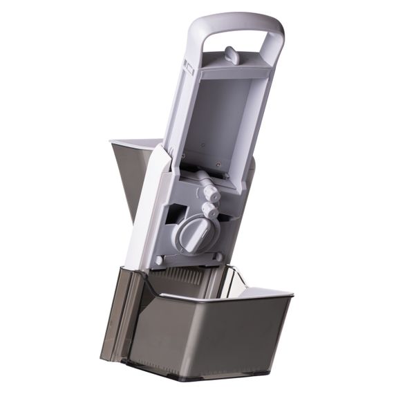 Овочерізка ручна універсальна з контейнером 19×12.5×34 см слайсер для овочів кухонна овочерізка HP-8-67 | Зображення 3