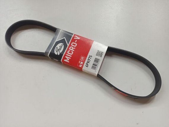 Ремінь генератора струмковий PEUGEOT/CITROEN 1.6 HDi, Gates (6PK975) (5750.FW)