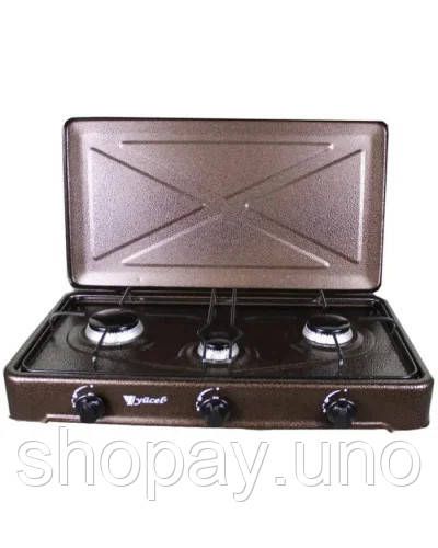 Газовая настольная плита на 3 конфорки YUCEL O-300-LPG-CUPPER