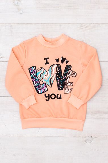 Джемпер для дівчинки Носи своє 104 Персиковий (p-4540-168906)