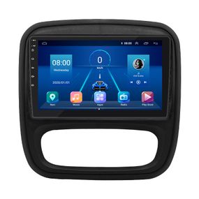 Штатная магнитола 9" Lesko для Opel Vivaro B 2014-2018 6/128Gb 4G Wi-Fi GPS Top Опель