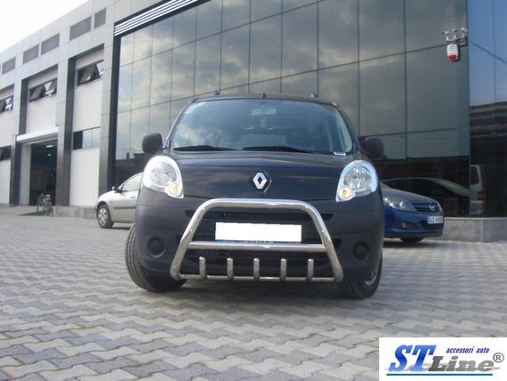 Кенгурятник WT003/004 (нерж.) без надписи, 51 мм для Renault Kangoo 2008-2020 гг | Зображення 4