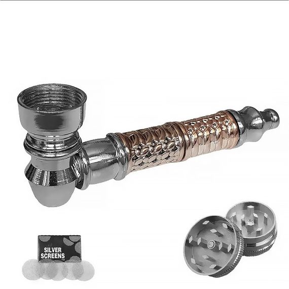 Металева Трубка З Крешером “Dongo Middle Bronze”