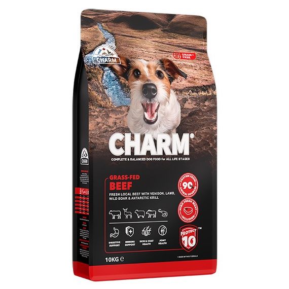 Сухий корм для собак з яловичиною Charm Grass-Fed Beef, 10 кг