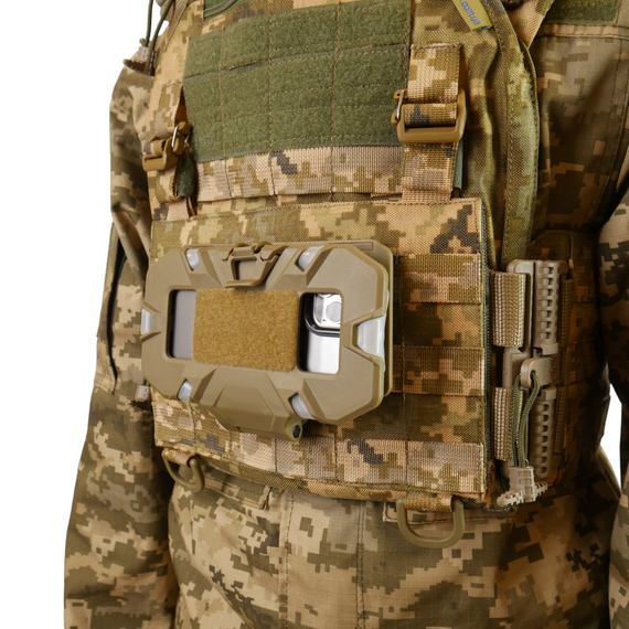 Відкидний чохол-тримач під смартфон койот | Зображення 4