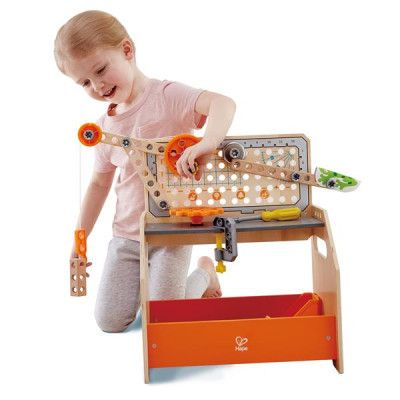 Конструктор Hape Junior Inventor Научный верстак настольный 58 деталей (E3028) | Зображення 6