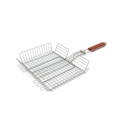 Решётка для гриля Voltronic з високим бортом 33x26.5x58 см (YT-GR33) | Зображення 2