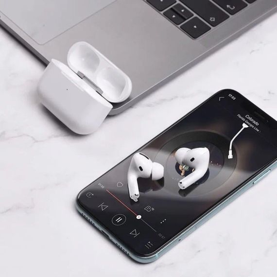 Беспроводные наушники HOCO EW04 Plus True wireless BT headset White | Зображення 5