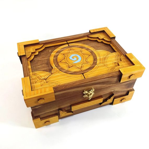 Ящик с крышкой Hearthstone 22,8х16,8х10,8 см Мастерская мистера Томаса Дерево Лак
