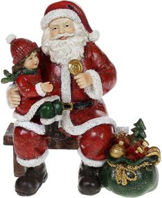 Новорічна фігурка-Статуетка Santa Gives Gifts