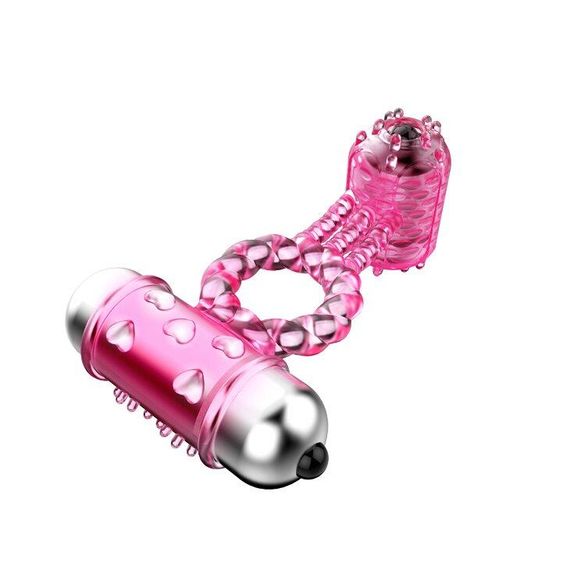 Ерекційне вібро кільце з стимулятором клітора Sweet Vibration Ring, BI - 014080 Sex Aura | Зображення 1