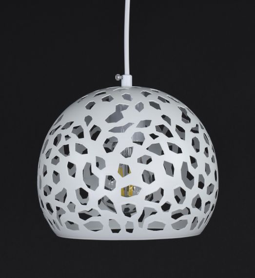 Люстра підвісна на 1 лампочку 27802 Білий 25-200х20х20 см. | Зображення 3