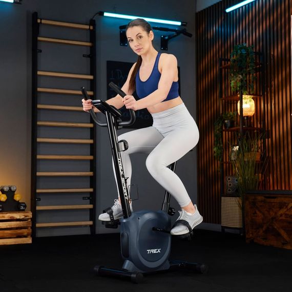 Велотренажер Trex Sport TX-350MB RIZE магнітний синій | Зображення 2