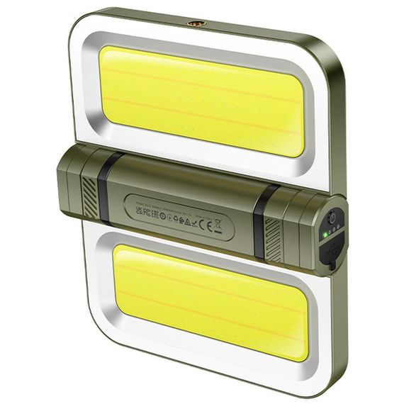 Кемпінговий ліхтар Hoco DL22 solar-powered (5000 mAh) Green | Зображення 6