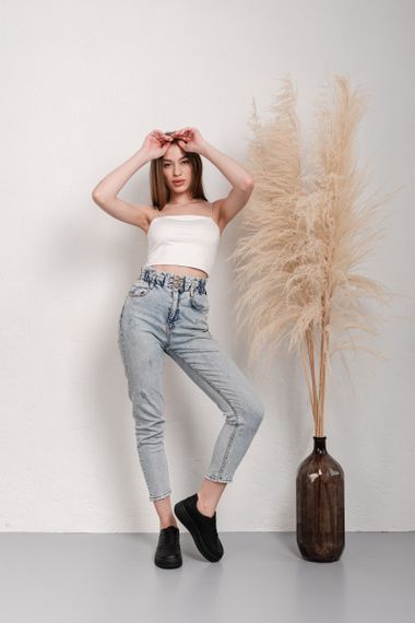 Кроссовки женские Fashion Rose 3953 37 размер 24 см Черный | Зображення 8