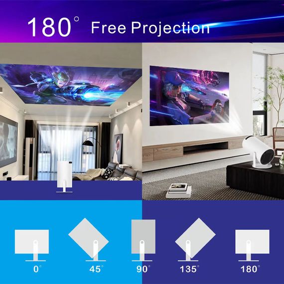 Проектор 4k Android HY300 White | Зображення 7