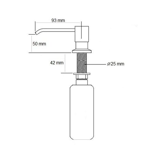 Дозатор для мила Fabiano FASD 35 Inox 8241.401.0431 | Зображення 7