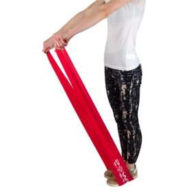 Стрічка-еспандер для спорту та реабілітації Power System PS-4122 Flat Stretch Band Level 2 Red (9-11кг.)