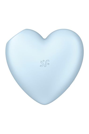 Вакуумний стимулятор-серце з вібрацією Satisfyer Cutie Heart Blue | Зображення 3