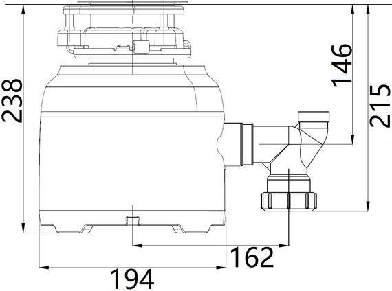 Утилізатор Fabiano Inverto BLDC Compact 8220.415.1851 | Зображення 3