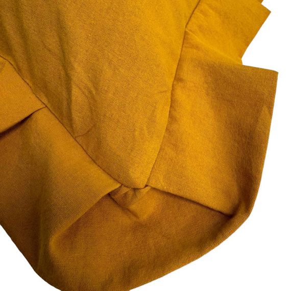 Наволочка декоративна з рюшами Stonewash Mustard SoundSleep 45х45 см | Зображення 2
