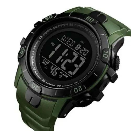 Годинник наручний чоловічий SKMEI 1475AG ARMY GREEN, брендовий чоловічий годинник, годинник для чоловіка. Колір: зелений | Зображення 2