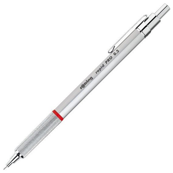 Механический карандаш Rotring Rapid Pro металлический Серый, 0.5мм