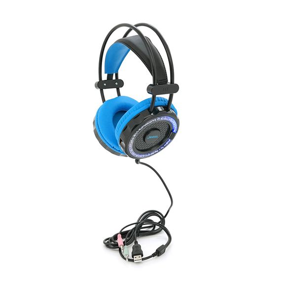 Наушники ведущие Jedel GH-217, с микрофоном, Black/Blue | Зображення 2