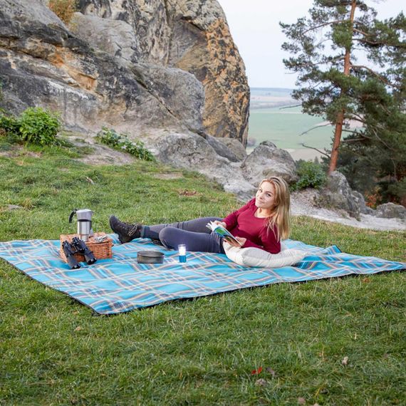 Килимок для пікніка Uquip Scotty XXL Petrol/Grey (243103) | Зображення 8