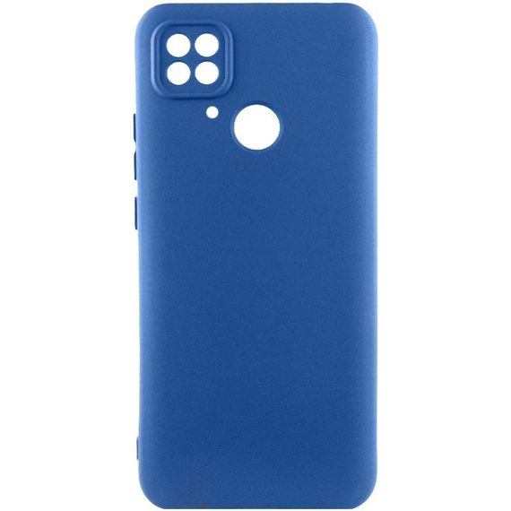 Чохол TPU GETMAN Liquid Silk Full Camera для Xiaomi Redmi 10C Синій / Navy Blue