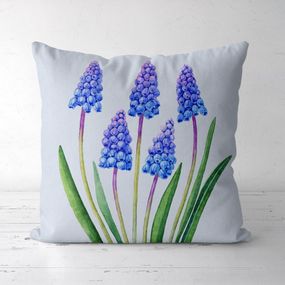 Подушка декоративная Soft Веcенние цветы мускари 45x45 см (45PST_23M065)