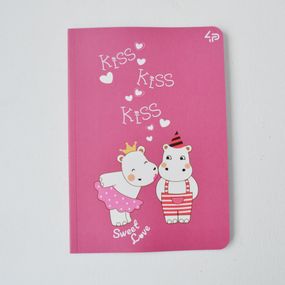 Блокнот 4Profi  "Sweet love note" hippos 40 арк. формат А5 904358