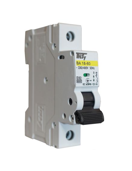 Автоматичний вимикач ВА18-60 1Р 32А 6кА х-ка D Ny95504780