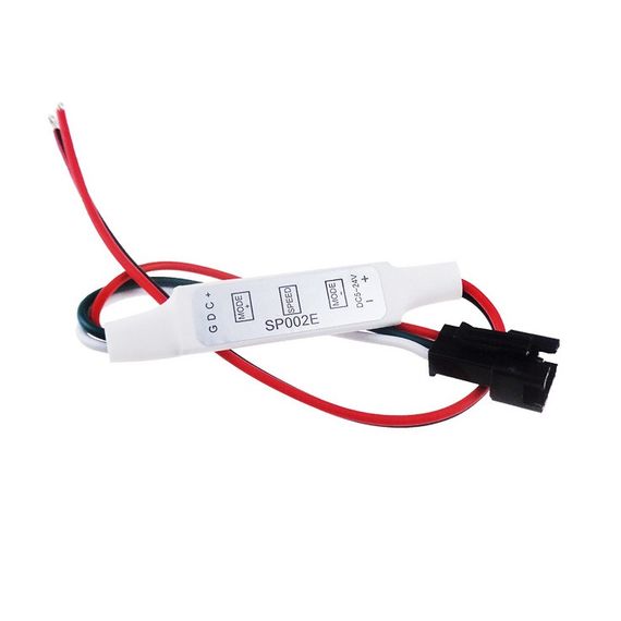 Контролер RGB Mini Smart SPI SP002E DC5-24V 5A, 3 кнопоки WS2811, WS2812, WS2813