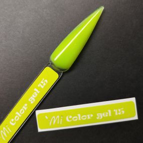 Наліпка на тіпсу (палітру) для гелю Mi Color №15 (9 x 55 мм)
