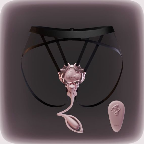 Вібратор-трусики з пультом UPKO UEROS зі знімним віброяйцем, рожевий Sex Aura | Зображення 9