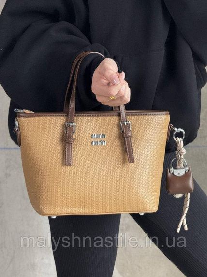 Женская сумка Miu Miu brown 4 ПП7550 | Зображення 5