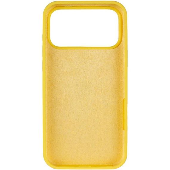 Чохол Silicone Case Full Protective (AA) для Apple iPhone 17 Pro Max (6.9") Жовтий / Yellow | Зображення 2