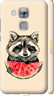 Чохол на Huawei Nova Plus Єнотик з кавуном "4605m-961-2448"