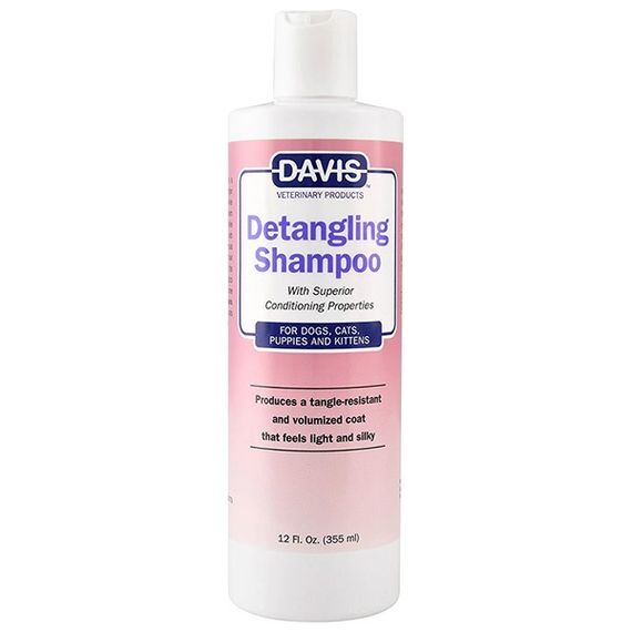 Davis Detangling Shampoo шампунь-кондиціонер від ковтунів для собак та котів, 355 мл