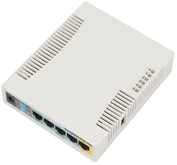Маршрутизатор MikroTik RouterBOARD RB951Ui-2HnD (RB951Ui-2HnD)