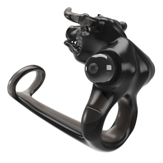 Насадка з вібрацією Pretty Love - BULL WARRIOR BLACK, BI-210333 Sex Aura | Зображення 4