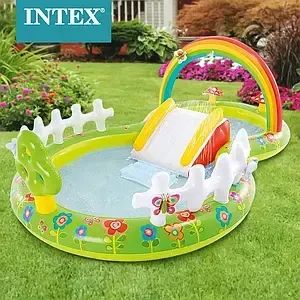 Дитячий надувний ігровий центр Intex 57154 Мій сад 290х180х104 см | Зображення 2