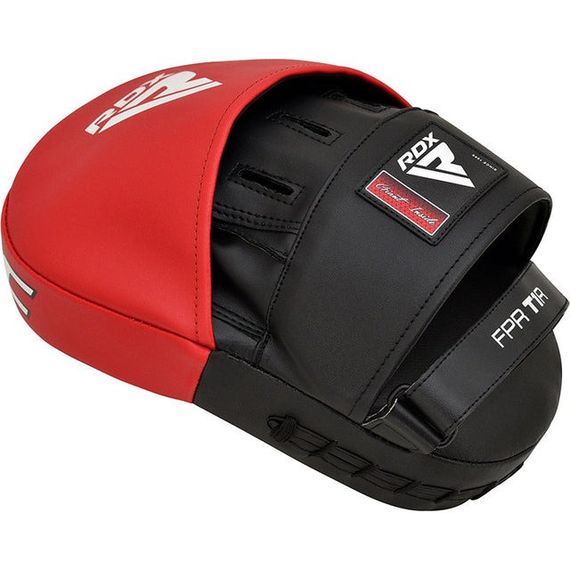 Лапи боксерські RDX T1 Curved Red/Black | Зображення 1