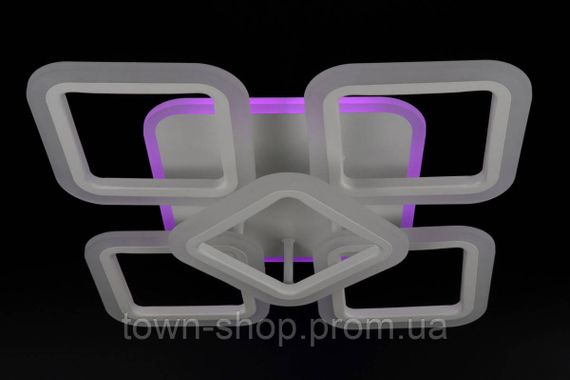 Люстра потолочная LED с пультом A2400/4+1S-RGB-wh Белый 11х41х55 см. | Зображення 6