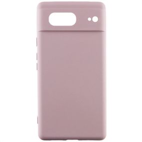 Чохол Silicone Cover Lakshmi Full Camera (AAA) для Google Pixel 7 Рожевий / Pink Sand