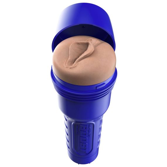 Мастурбатор-вагіна Fleshlight Boost Bang Light Medium Flesh, плаваючі кільця Turbo Tech | Зображення 1