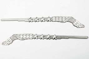 Наклейка шильдик WINCHESTER (хром) Done 5212)