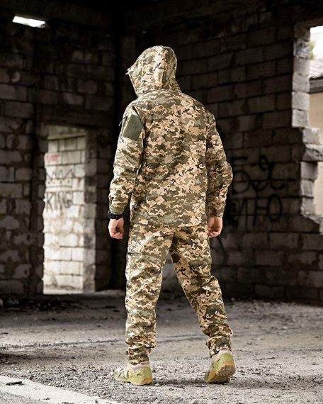 Демисезонный тактический костюм на флисе OMEGA  пиксель НП4882 | Зображення 3