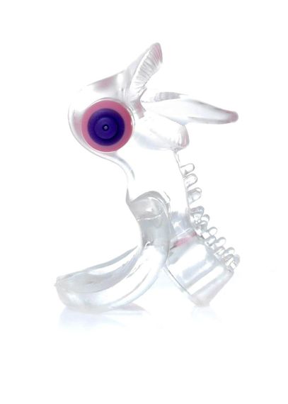 Ерекційне кільце - Tongue Vibro CockRing Clear sexstyle | Зображення 3